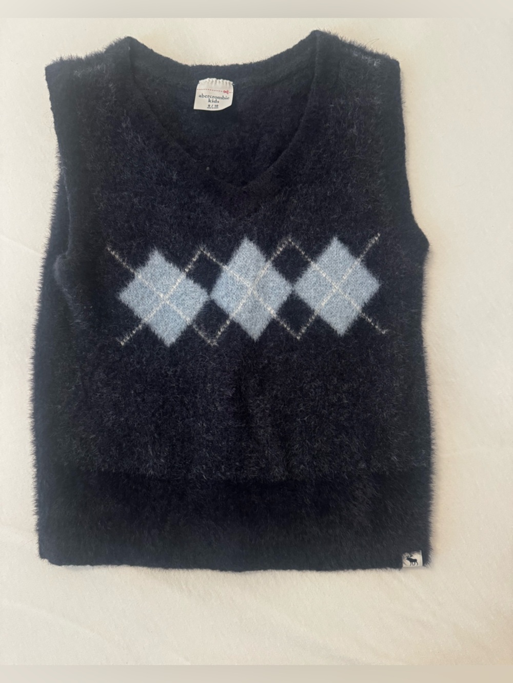 Girls Argyle Crew Sweater vest